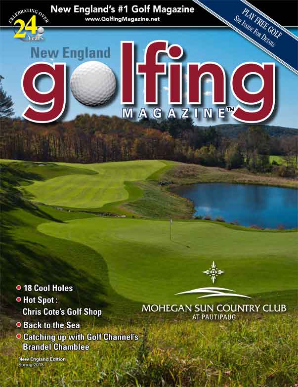 Golfing Magazine NE Spring 2013 Cover with grass in the background