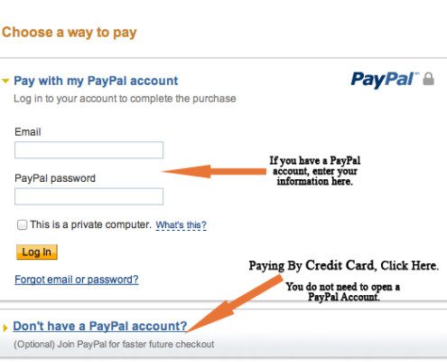 How to pay with paypal.